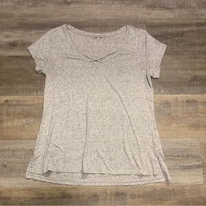 Calia by Carrie Underwood Heather Gray Tee T-Shirt Top Women’s XL